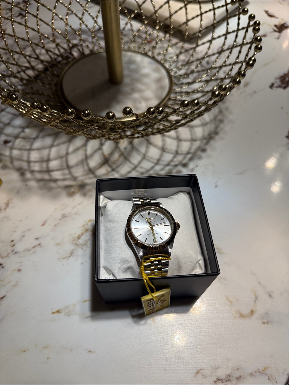 Invicta Two-Tone Silver and Gold Dress Watch